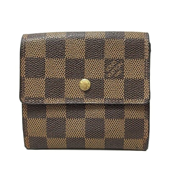 LOUIS VUITTON Portefeuille Elise Ebene Damier - Damier Canvas 164-072625 - Picture 1 of 5